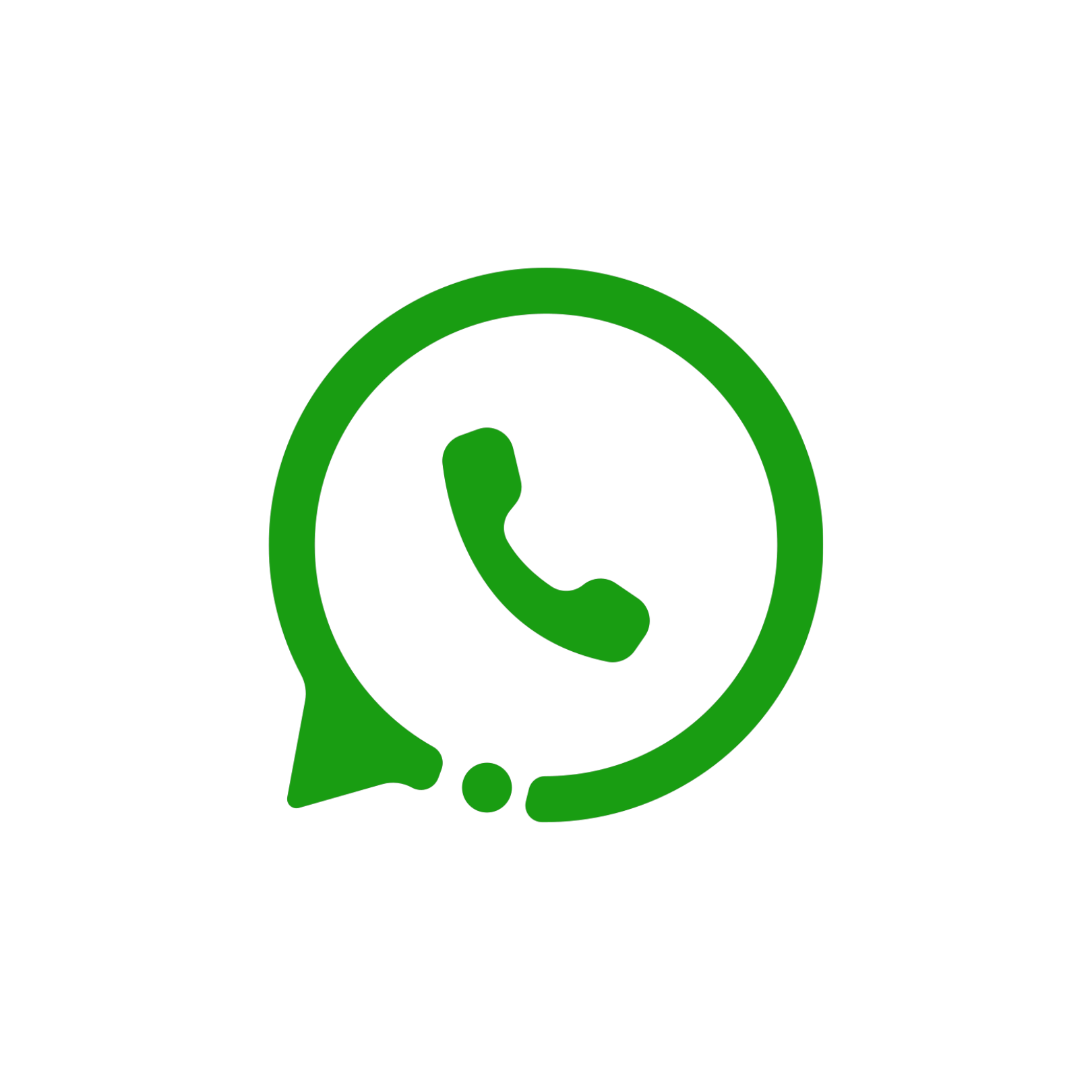 Contato Via Whatsapp. Logo Whatsapp